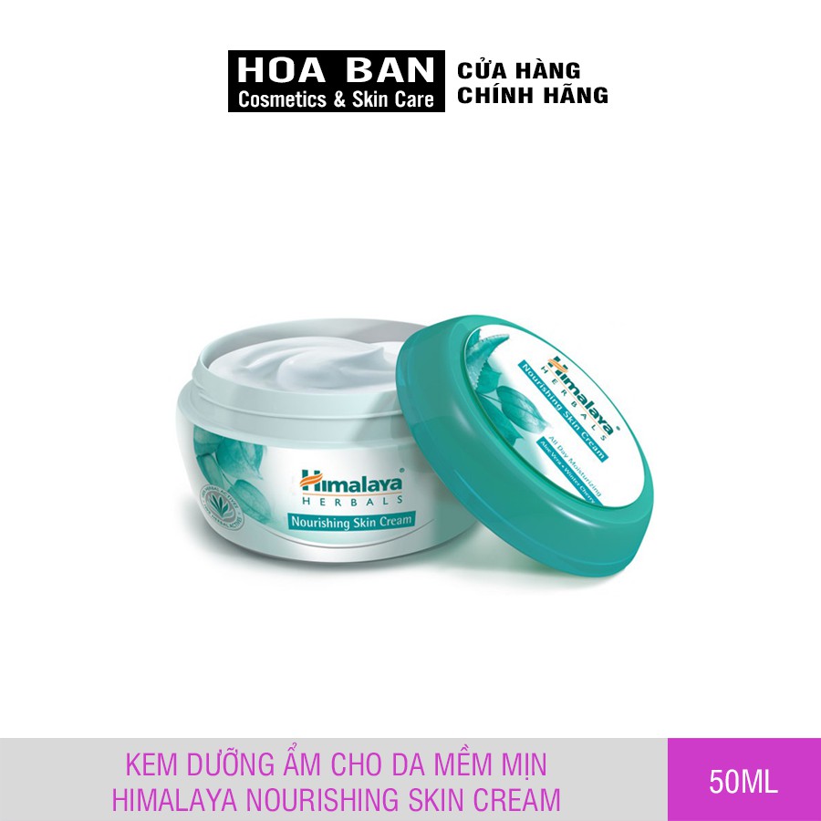 Kem dưỡng ẩm cho da mềm mịn Himalaya Nourishing Skin Cream 50ml - Hoa Ban Cosmetic