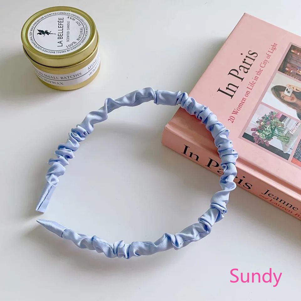Băng đô vải satin phong cách cổ điển dễ thương thời trang dành cho nữ