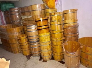 Chậu ngâm chân gỗ
