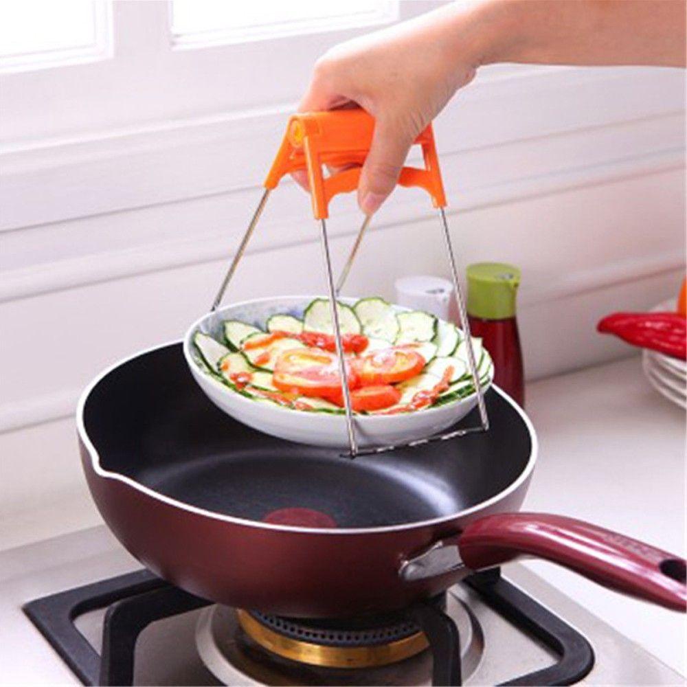 PATRICIA Giá Đỡ Kẹp Tô / Dĩa Chống Nóng Bằng Thép Không Gỉ Đa Năng Thông Dụng Cho Nhà Bếp