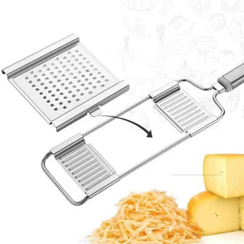 A Set of 3 Dụng Cụ Bào Rau Củ Quả Đa Năng Chất Liệu Thép Không Gỉ Mjy5