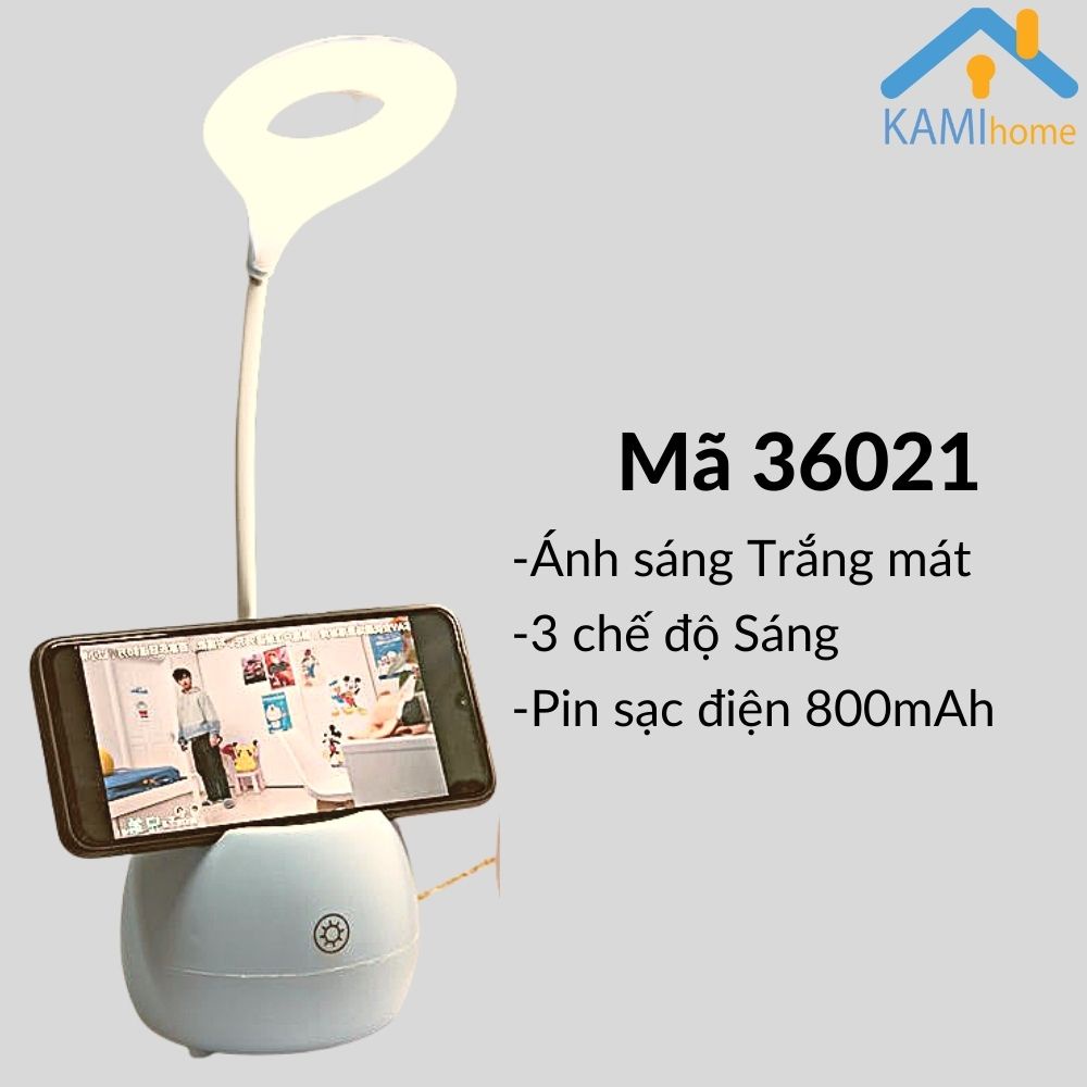 Đèn học chống cận pin sạc hình heo dễ thương