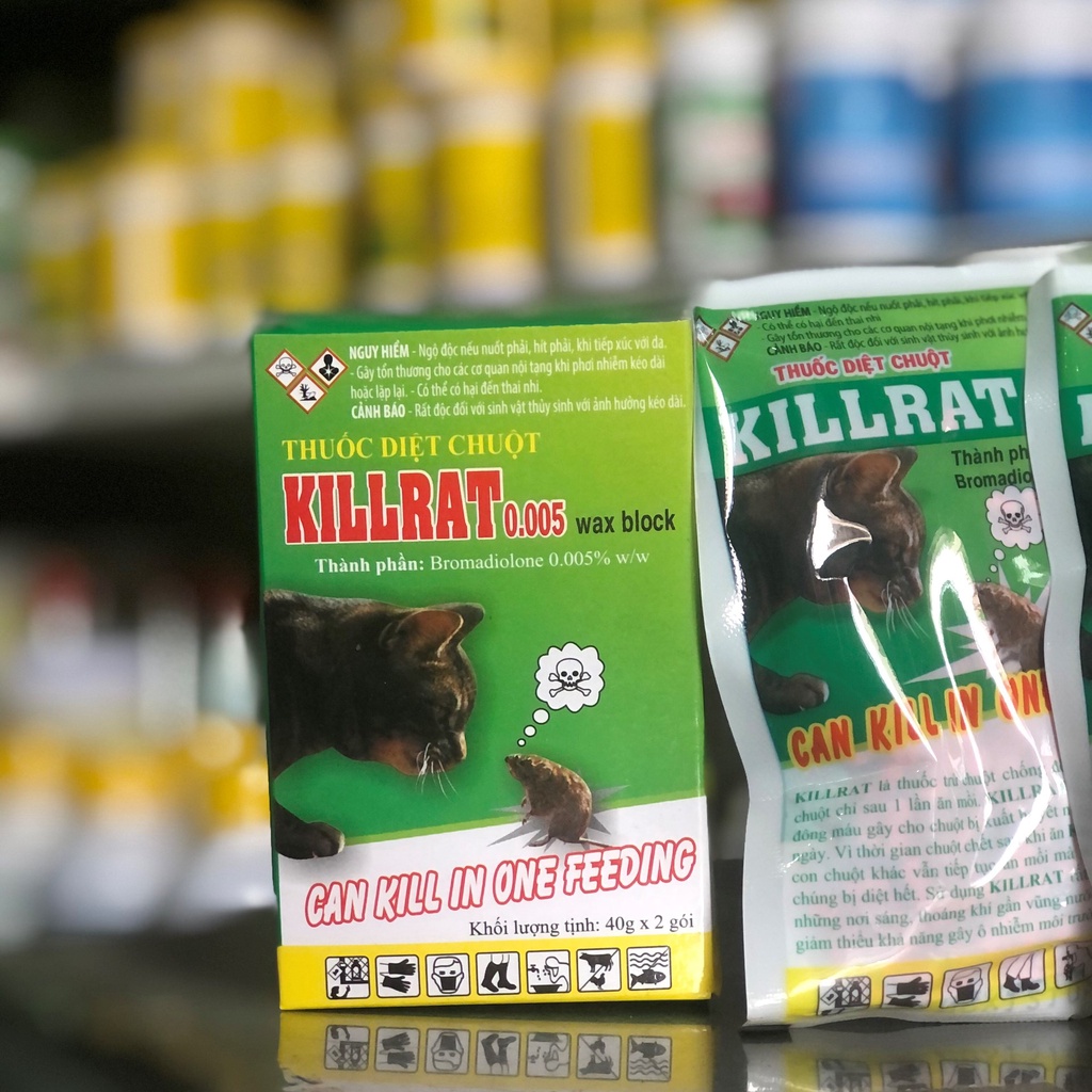 Thuốc diệt chuột Killrat - 50g - 2 gói