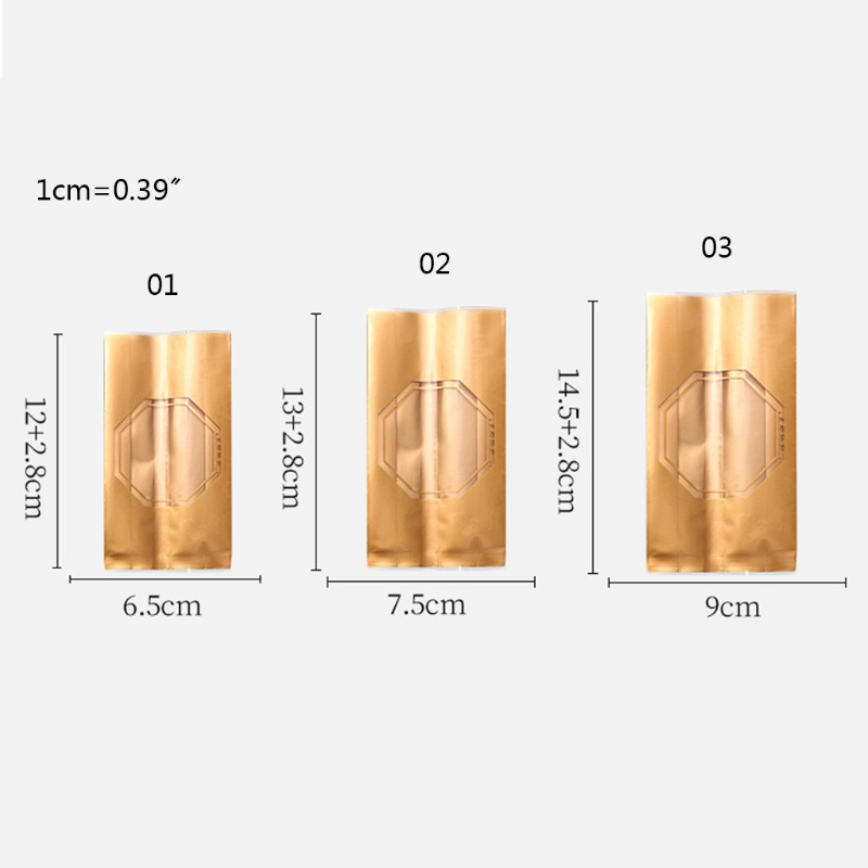 100 Túi Nhựa Đựng Bánh Trung Thu 50g / 80g / 100g