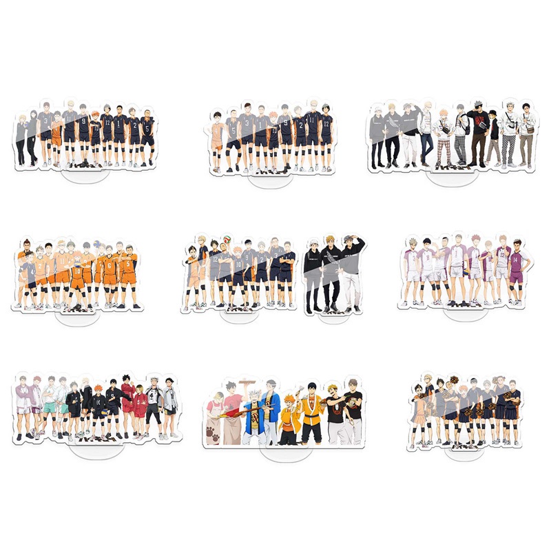 Tmdbyx Mô Hình Nhân Vật Anime Haikyuu Hinata Kageyama Tsukishima Sugawara