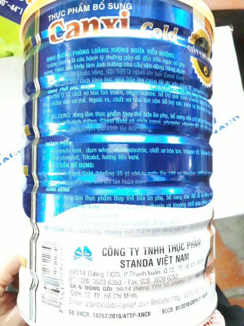 Sữa bột  PISILAC CANXI GOLD lon 900gram