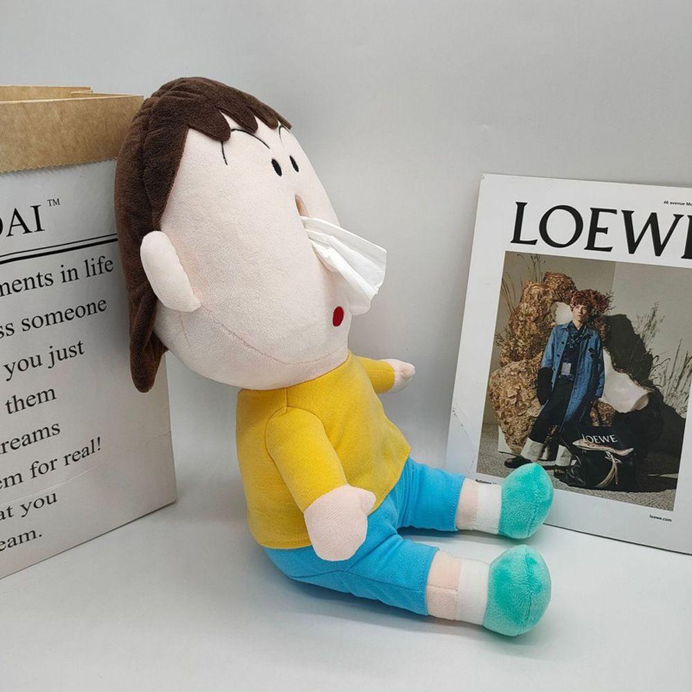 DARNELL Búp Bê Nhồi Bông Hình Cậu Bé Bút Chì Shin-chan Hoạt Hình Mềm Mại Trang Trí Nhà Cửa