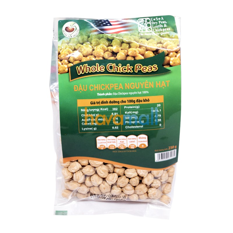 Đậu Gà nguyên hạt hữu cơ - Whole Chick Peas Organic