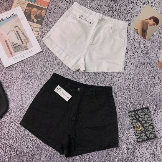 Quần short kaki lật lai co giãn lưng cao ( kèm ảnh chụp)