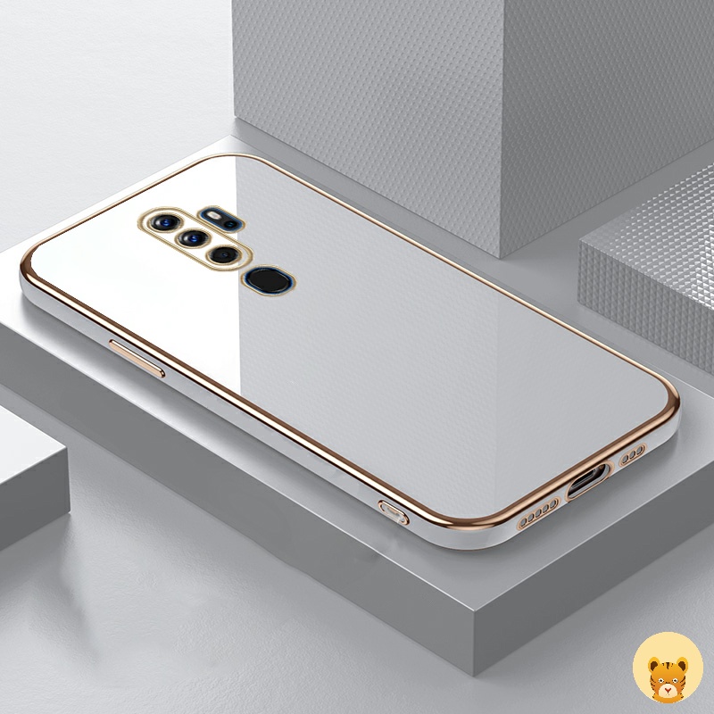 Ốp Điện Thoại Mạ Điện 7 Màu Sang Trọng Đơn Giản Dành Cho Oppo A9 2020 A5 2020