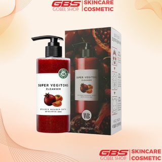 Sữa Rửa Mặt Thải Độc Sủi Bọt Rau Củ Super Vegitoks Cleanser - Màu Đỏ