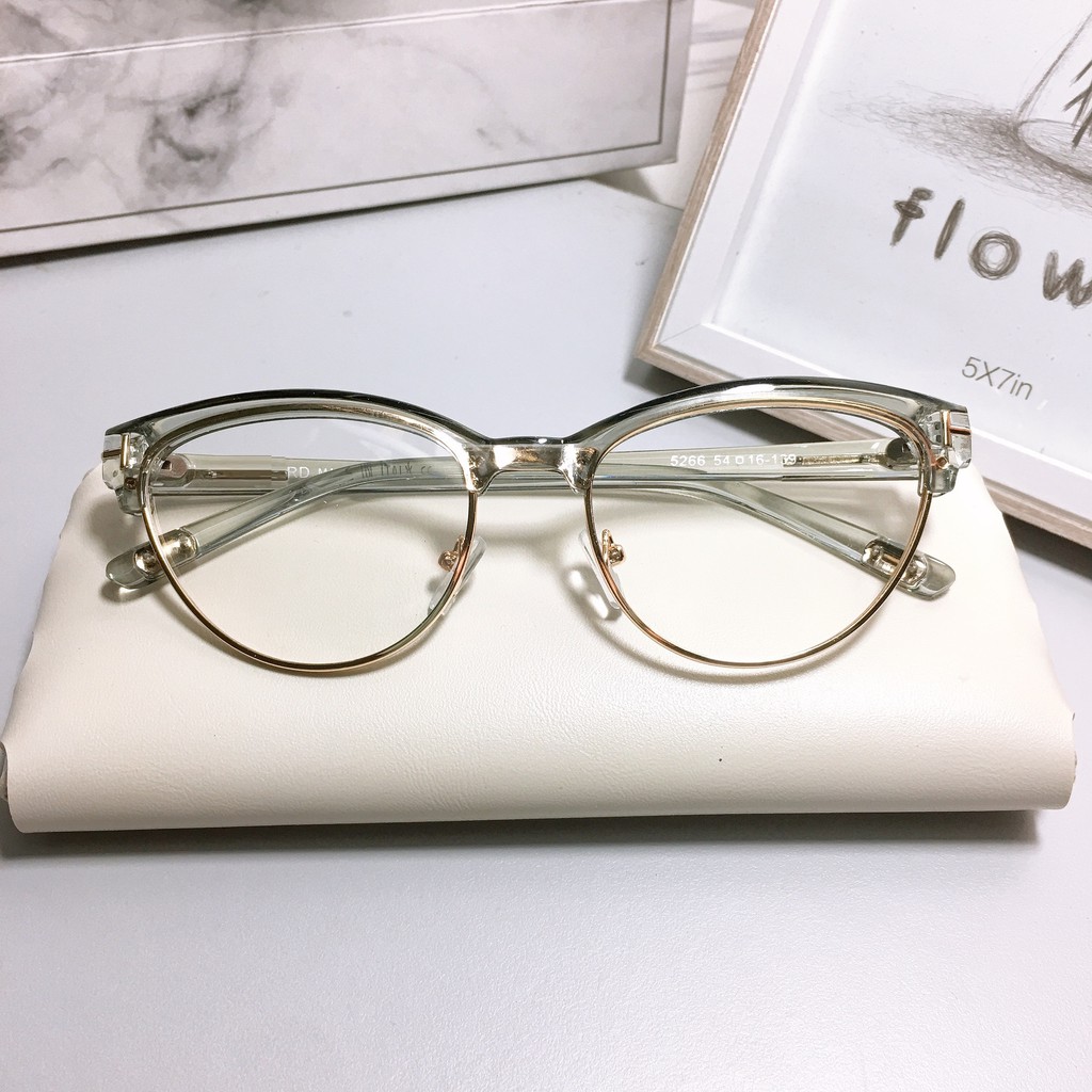 [Mã SKAMCLU7 giảm 10% cho đơn từ 0Đ] Gọng kính mắt mèo 5266 nhận cắt cận viễn loạn | BigBuy360 - bigbuy360.vn