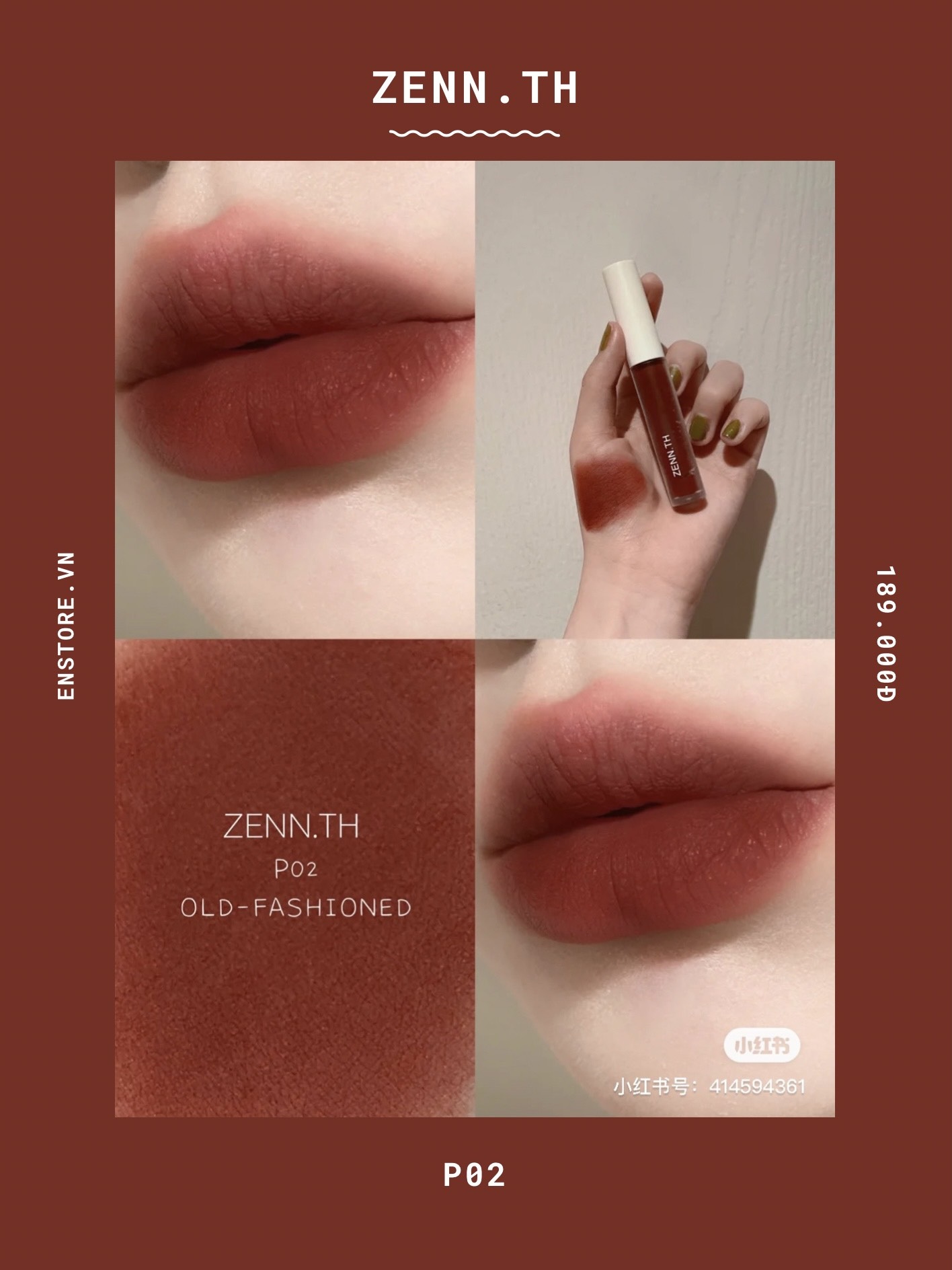 [ZENN.TH] Son kem lì Zenn.th More Than Matte Powder Lip Colour