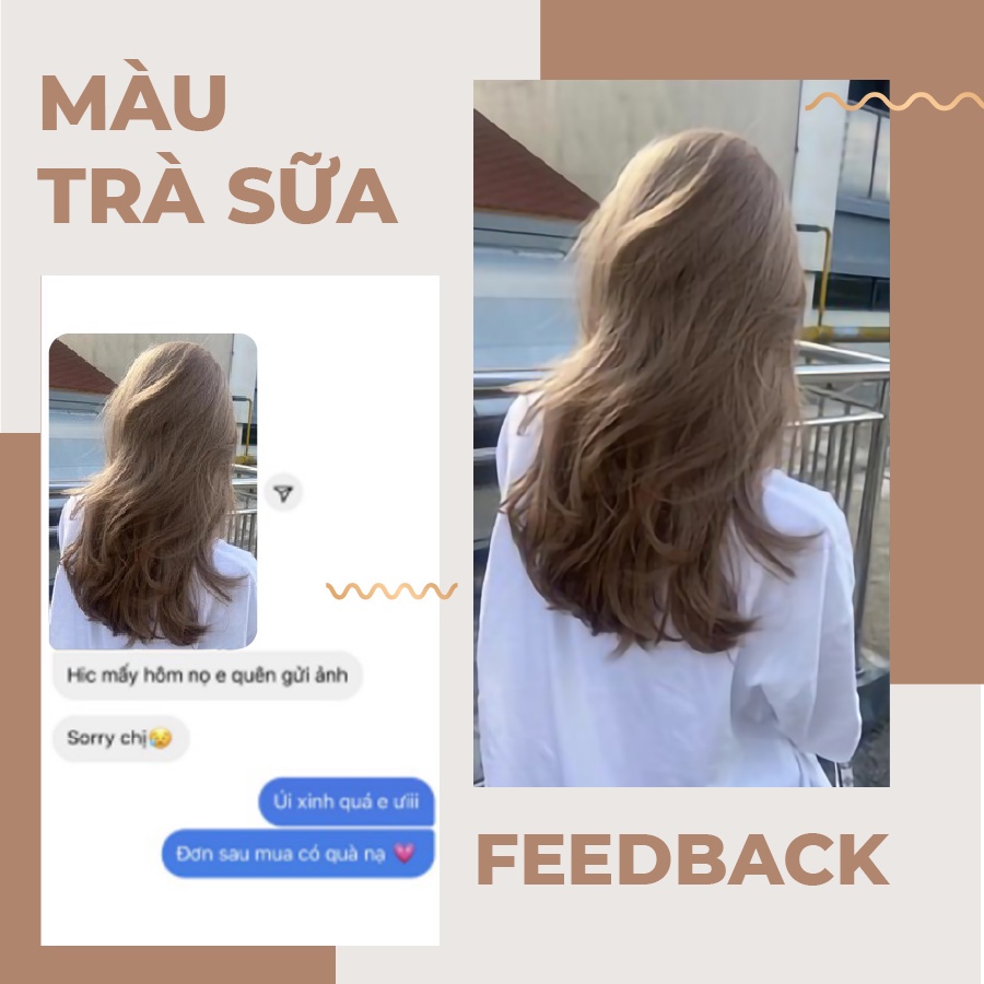 Dầu gội nhuộm tóc màu Trà Sữa Nagi CREAM-COLORED 05 chiết xuất từ thiên nhiên 400ml