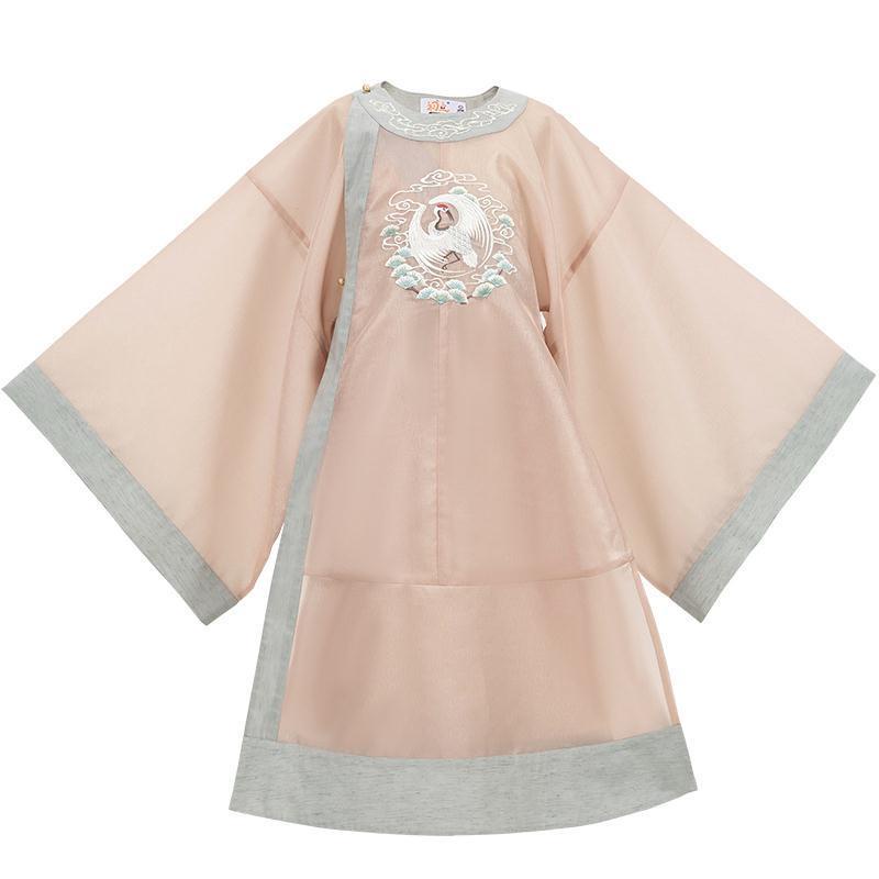 Hán Phục Cổ Tròn Phong Cách Trung Hoa Mới Cho Bé Trai