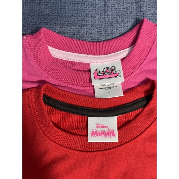 Bộ quần áo bé gái MNE LOL 2-7 tuổi  Sét bộ bé gái cotton nỉ da cá xuất dư 0822