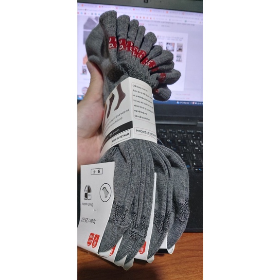 [RẺ NHẤT] Combo 5 đôi Tất nam cổ ngắn Uniqlo giá tốt mà xịn xò