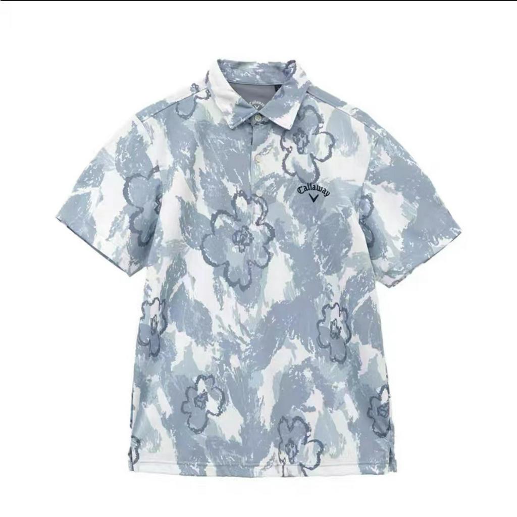Áo polo Ngắn Tay In Callaway Golf 23 Thời Trang Mùa Hè Dành Cho Nam