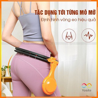 [Tặng Máy Massage]  VÒNG LẮC BỤNG GIẢM EO TẬP BỤNG CÓ ĐỒNG HỒ ĐẾM THÔNG MINH