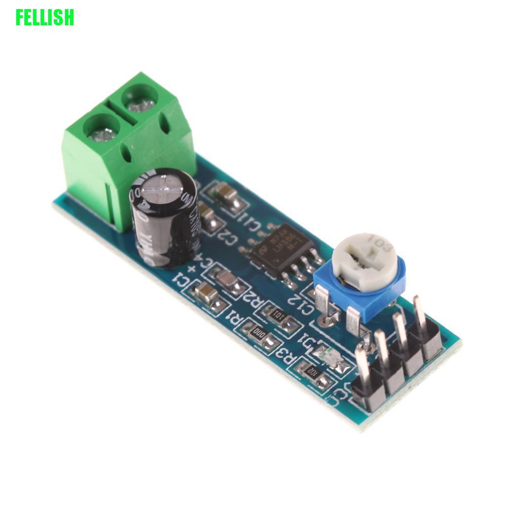 [FEL] LM386 DC 5V-12V Mini Micro Audio Amplifier Module Board Mono AMP Module HS