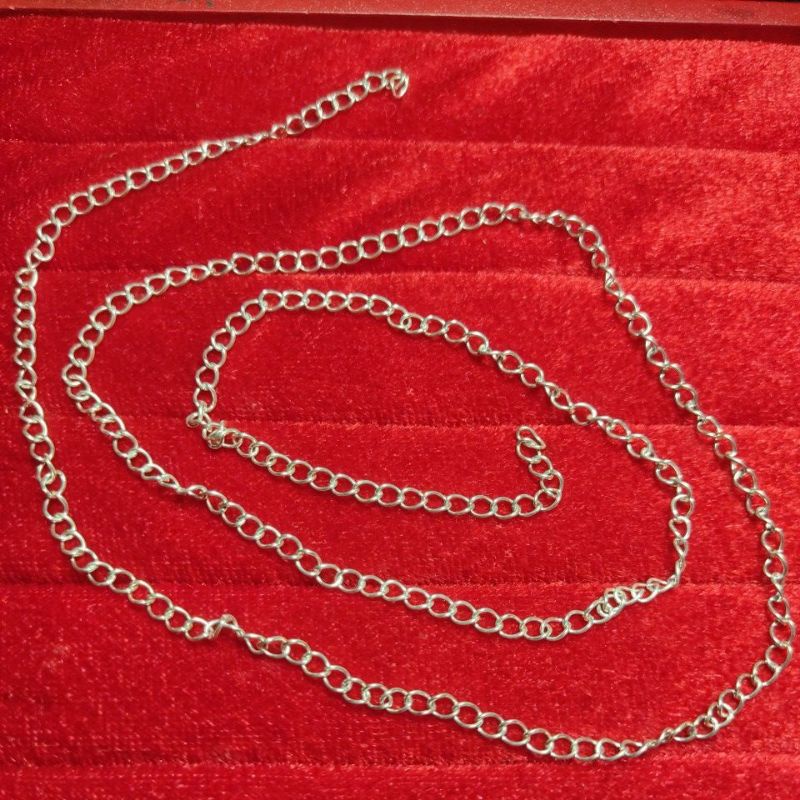 50cm dây xích bạc ta phụ kiện handmade