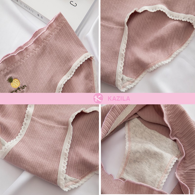 [Mã 12FASHIONSALE1 giảm 10K đơn 50K] Quần lót nữ hình trái cây dễ thương, quần lót cotton xuất Nhật Kazila QLH71 | BigBuy360 - bigbuy360.vn