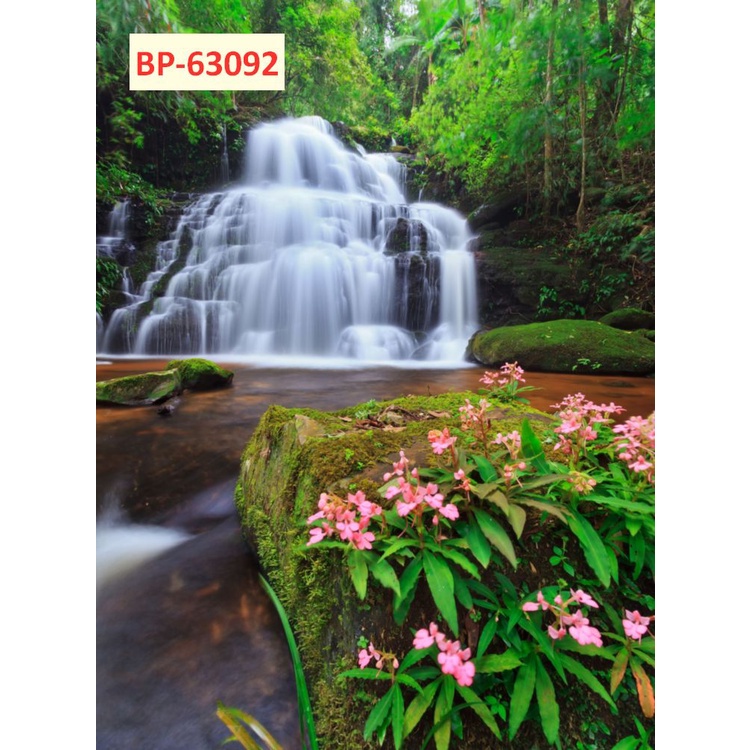 Tranh thác nước thiên nhiên khổ lớn 3D