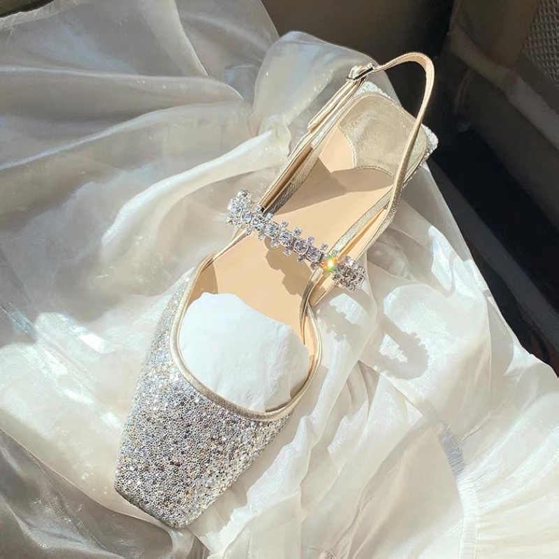 Giày hở gót tiểu thư QC cao cấp chuẩn đẹp