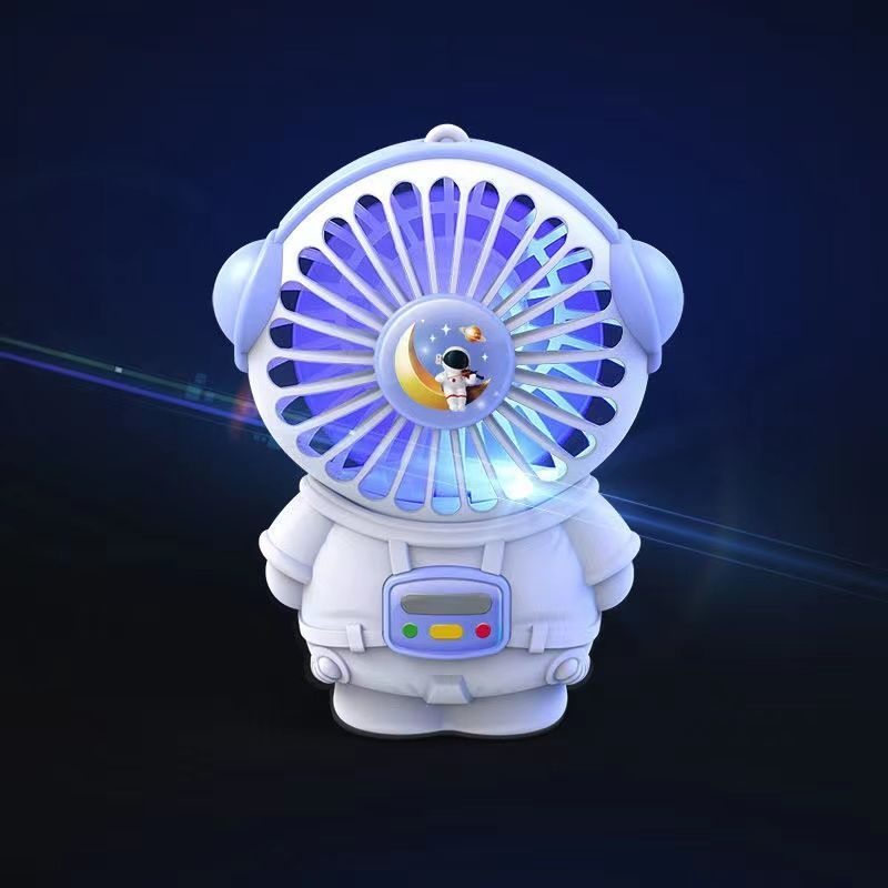 Quạt Mini Cầm Tay Hình Phi Hành Gia Sạc USB Tiện Dụng Mang Đi Du Lịch