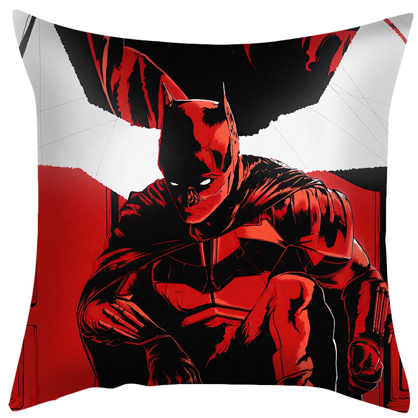 Vỏ Gối Đơn Bằng Polyester In Hình Siêu Anh Hùng Batman Trang Trí Nhà Cửa / Văn Phòng