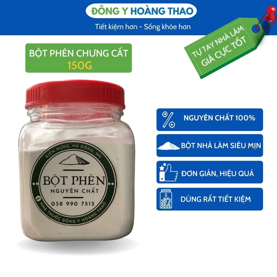 ✅150g Bột phèn chua chưng cất nguyên chất (Phèn phi) ngừa hôi nách