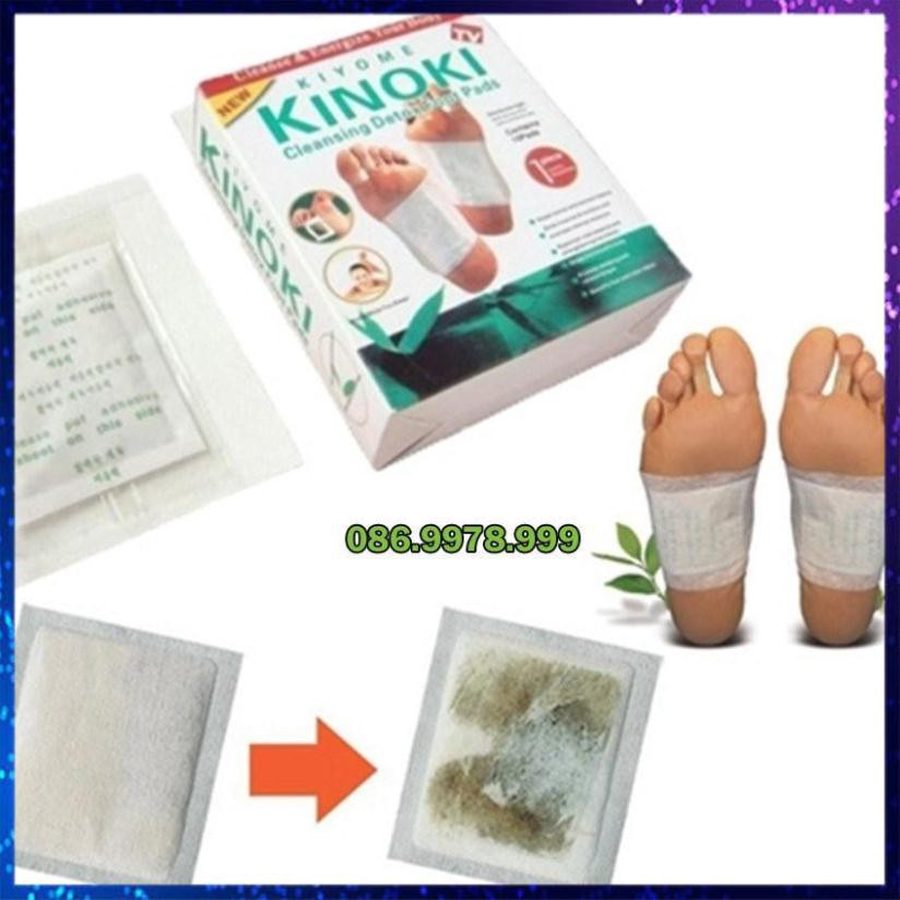 Miếng dán thải độc chân KINOKI 💖HÀNG CHÍNH HÃNG💖 1 túi 2 miếng miếng dán chân Nhật Bản, giúp ngủ ngon, massage chân