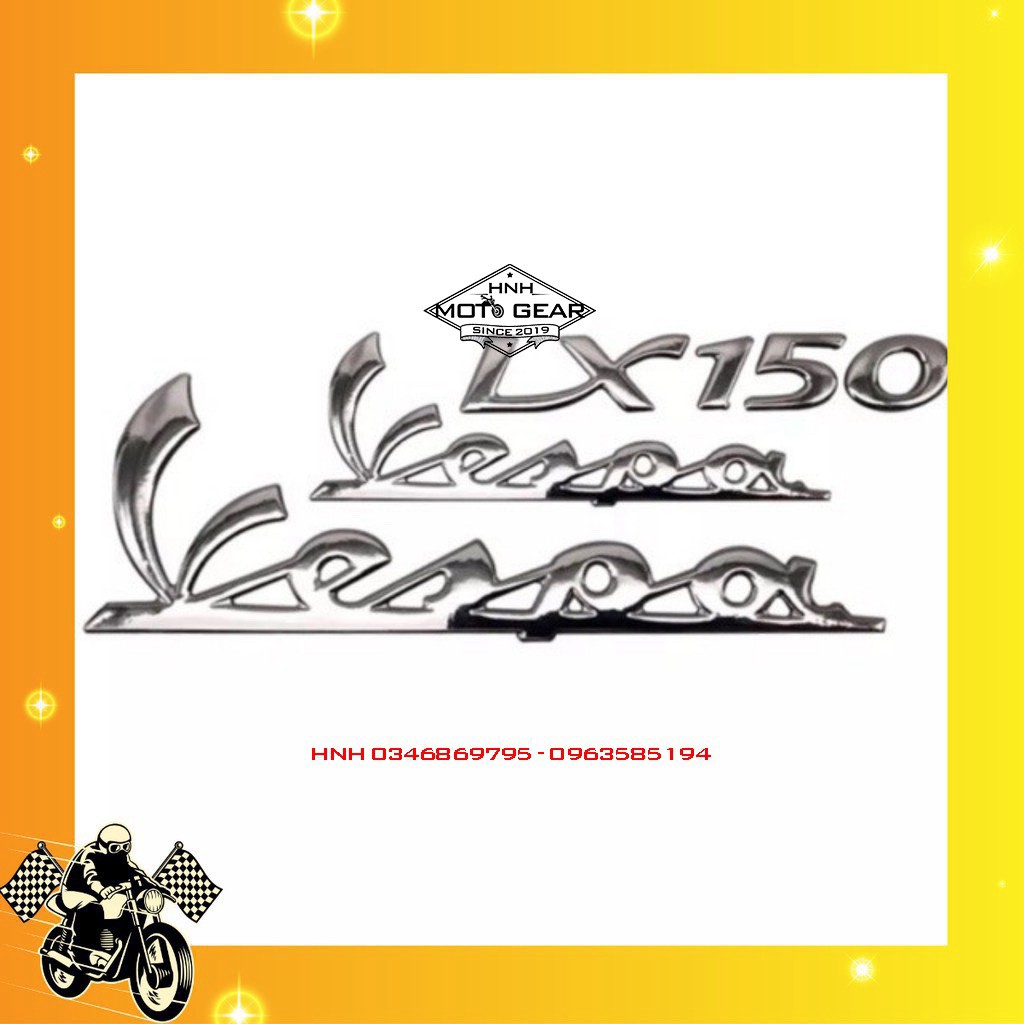 Tem Logo Vespa Lx 150 Chính Hãng