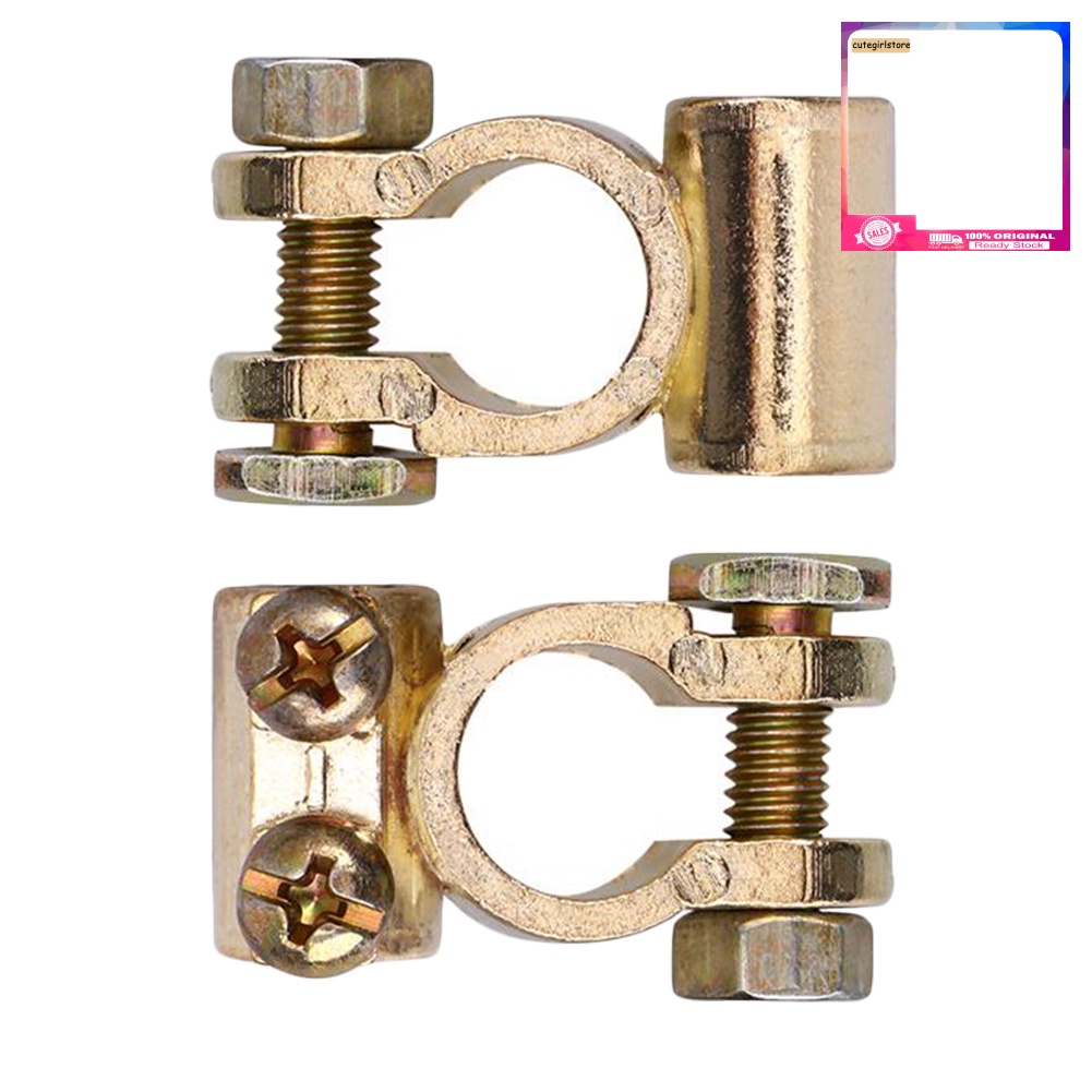 Bộ 2 Kẹp Cực Dương + Âm Bằng Hợp Kim Cho Xe Hơi