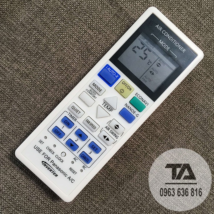 Điều khiển điều hòa PANASONIC INVERTER A75C4143