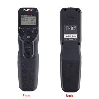 VILTROX JY-710 2.4GHZ FSK Wireless Remote Shutter Controller Set Time Lapse Intervalometer Timer with C3 Cable for Canon 1D Series 5D 5DII 5DIII 7D 10D 20D D30 40D 50D