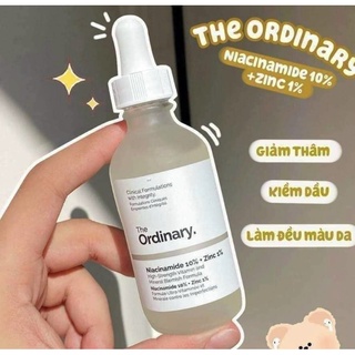 Tinh chất hỗ trợ mụn giảm thâm The ordinary Niacinamide 10%+ Zinc