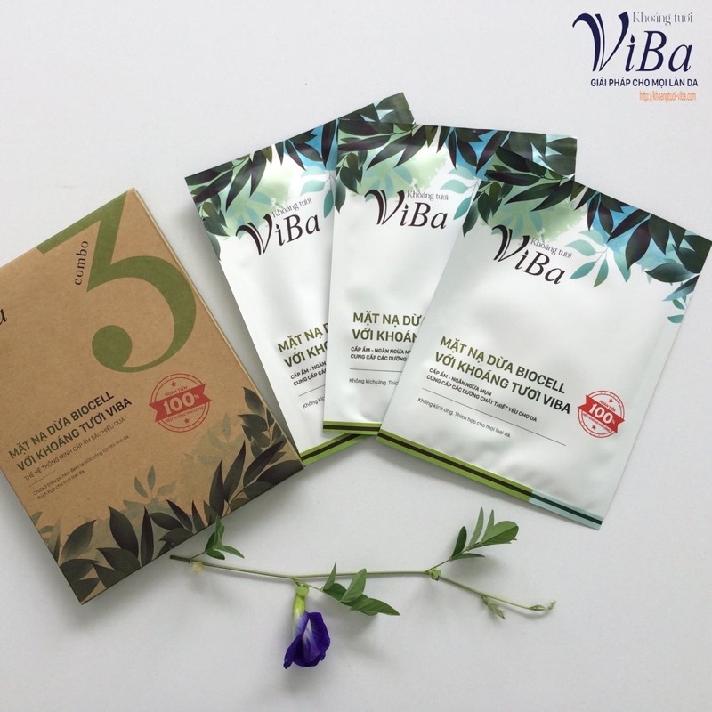 [HCM-GIA TOT] Mặt nạ dừa Biocell Viba. Mặt nạ ViBa. Mặt nạ dừa ViBa