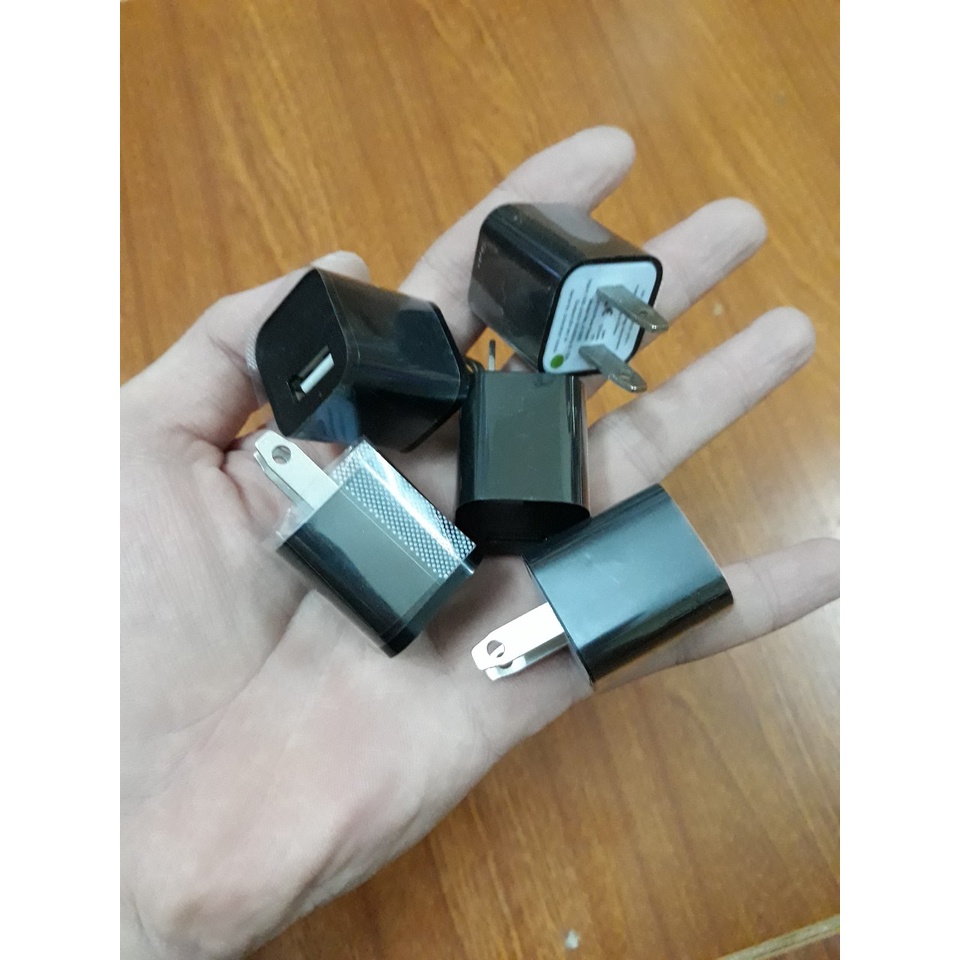 Củ sạc điện thoại chân USB 5v-1a - Củ nguồn sử dụng cho kệ đèn led dùng chân USB