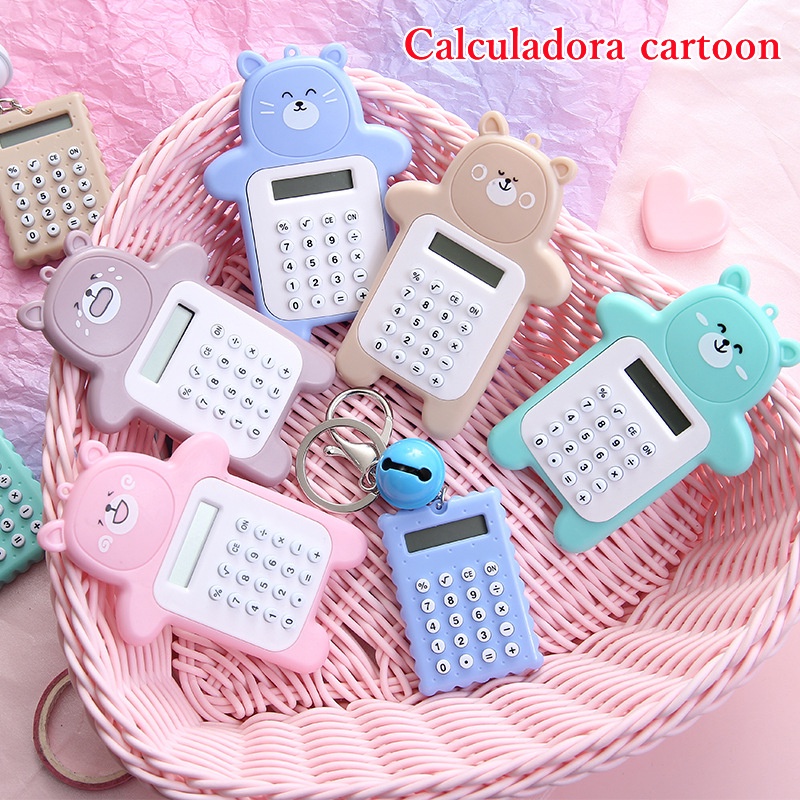 Máy Tính Xách Tay Cỡ Nhỏ Vẽ Hình Gấu Dễ Thương