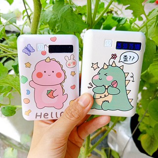 Sạc dự phòng Cute Dinosour 6000mAh có đèn hiển thị