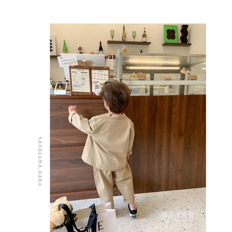 Bộ vest cho bé trai 3 chi tiết  Kid Clothing, size từ 8 - 28kg,1-5T