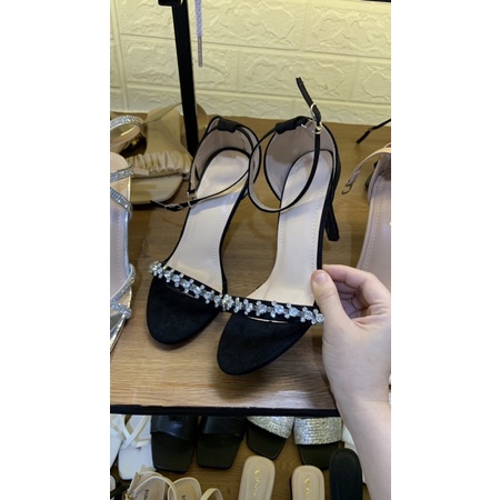 Giày cao gót quai đá gót nhọn 9cm hàng đẹp