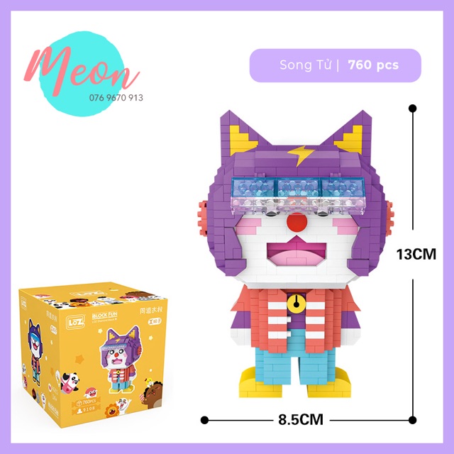 Xếp hình miniblock Cung Nhân Mã - Miniblock Zodiac cung hoàng đạo size L