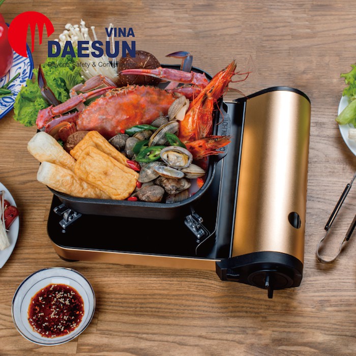Bếp Ga Mini Cao Cấp Maxsun MS-7 - Công Suất 2900W | Sơn Tĩnh Điện - Nhôm Nhẹ Cao Cấp | Bảo Hành Chính Hãng 12 Tháng