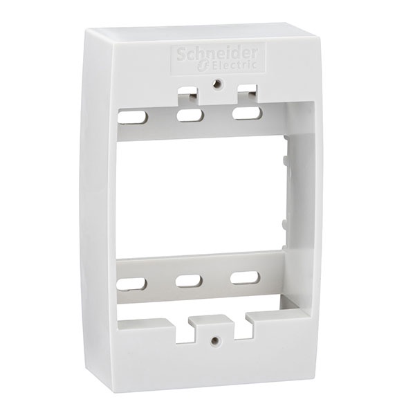 Hộp nổi CK237 Schneider - dùng cho mặt series 30 màu trắng