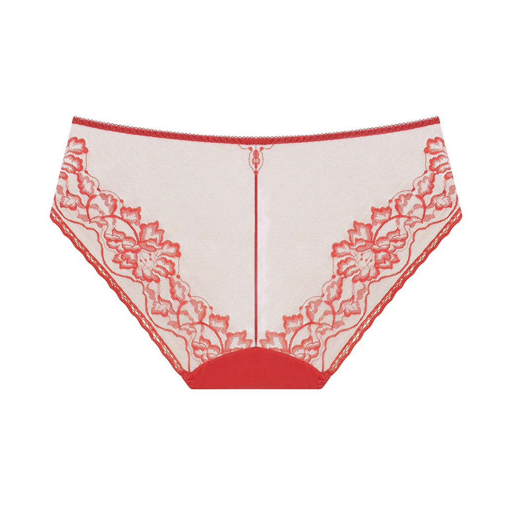 Quần lót nữ Marguerite Paris 04034- thương hiệu Pháp, cạp vừa phối ren mỏng thân sau
