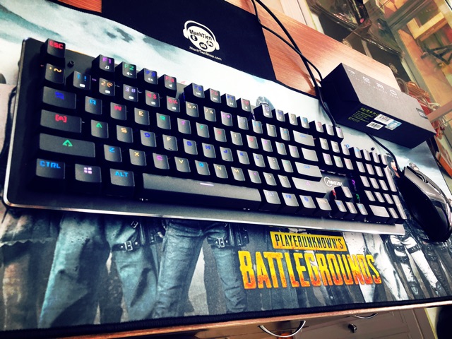 Tấm lót chuột bàn phím PUBG,Dareu,Pikachu,Fopato,Honkai Impact 3RD