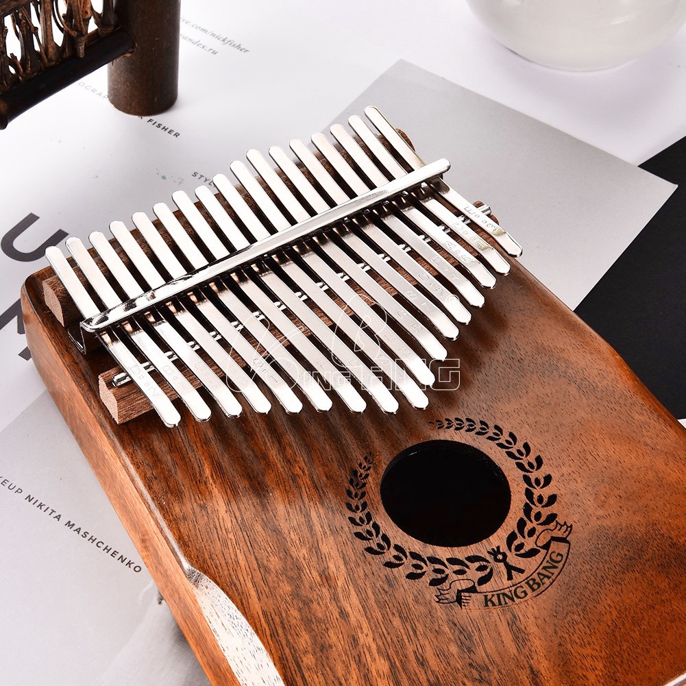 GB 17 Phím EQ kalimba Ac keo Thumb Piano Link Loa Pickup điện với túi Nhạc cụ có thể học trong 10 phút