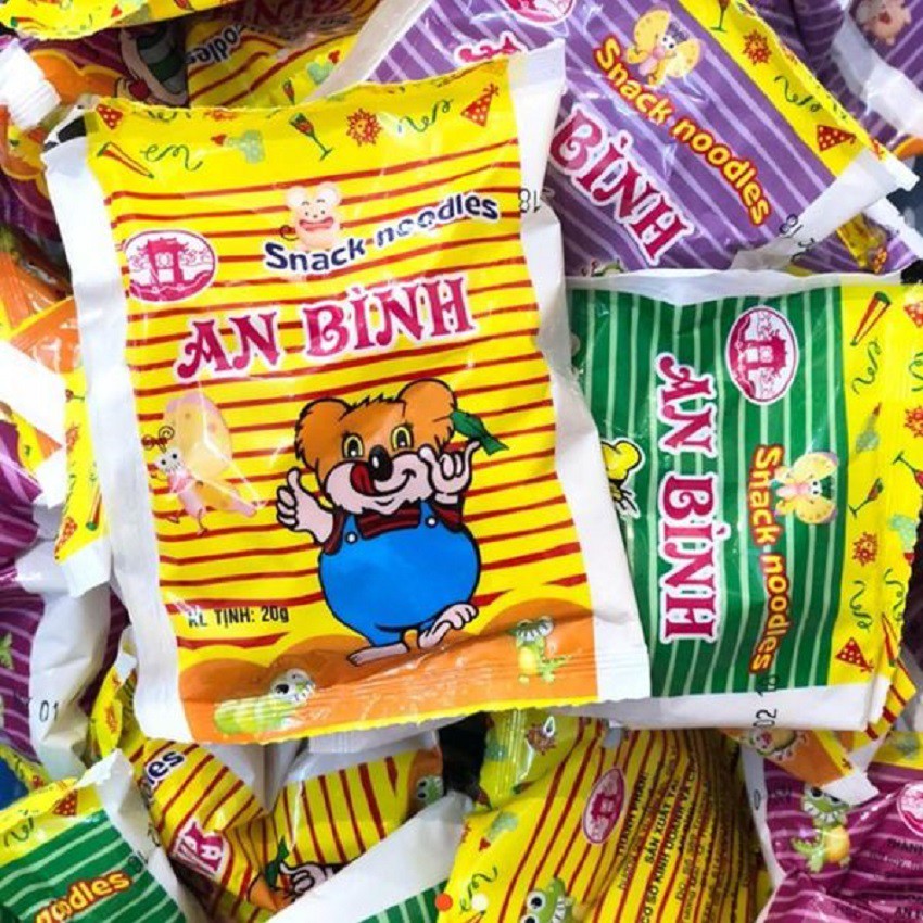 Mì tôm trẻ em❤️FREESHIP❤️ Mì tôm an bính - Ăn vặt siêu ngon của tuổi thơ